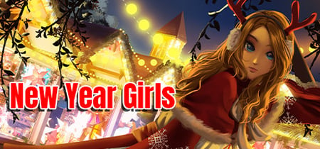 New Year Girls banner