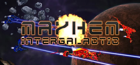 Mayhem Intergalactic banner