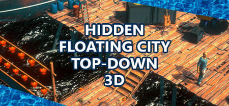 Hidden Floating City Top-Down 3D banner