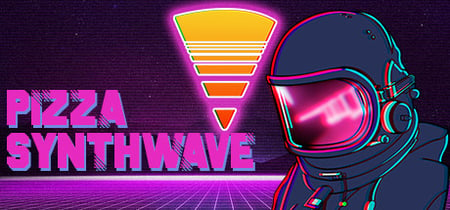 Pizza Synthwave banner