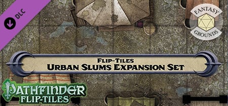 Fantasy Grounds - Pathfinder RPG - Flip-Tiles - Urban Slums Expansion banner