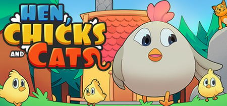 HEN, CHICKS AND CATS banner