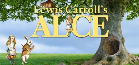 Lewis Carroll's Alice banner