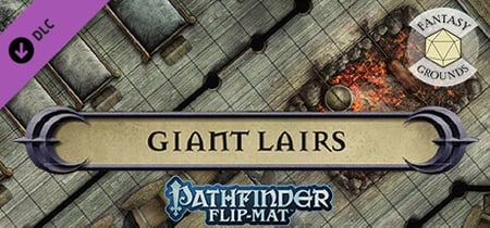 Fantasy Grounds - Pathfinder RPG - Pathfinder Flip-Mat - Giant lairs banner