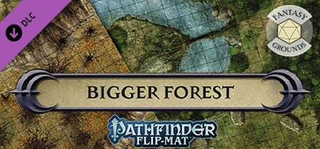 Fantasy Grounds - Pathfinder RPG - Pathfinder Flip-Mat - Bigger Forest banner