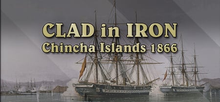 Clad in Iron Chincha Islands 1866 banner