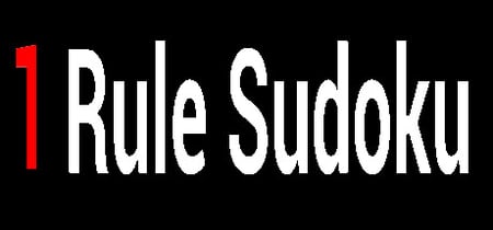1 Rule Sudoku banner