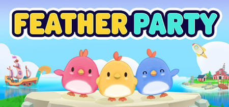Feather Party banner
