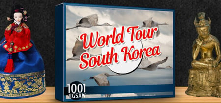 1001 Jigsaw World Tour South Korea banner