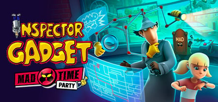 Inspector Gadget - MAD Time Party banner