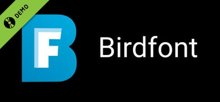 Birdfont Demo banner