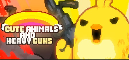 Cute animals and Heavy guns banner