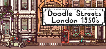 Doodle Streets: London 1950's banner