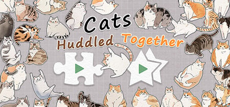 Cats Huddled Together 挤在一起的猫猫们 banner