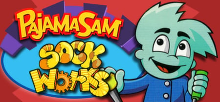 Pajama Sam's Sock Works banner