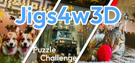 Jigs4w3D Puzzle Challenge banner