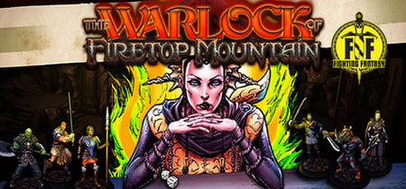 The Warlock of Firetop Mountain banner