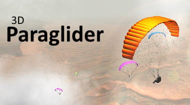 3D Paraglider banner