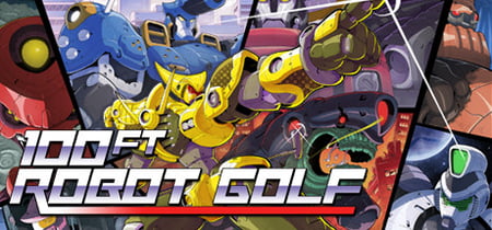 100ft Robot Golf banner