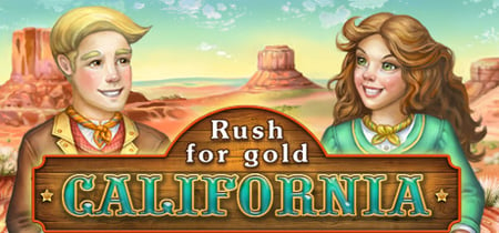 Rush for gold: California banner