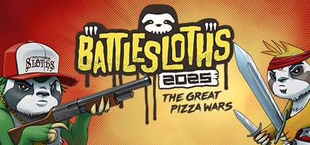 BATTLESLOTHS 2025: The Great Pizza Wars banner