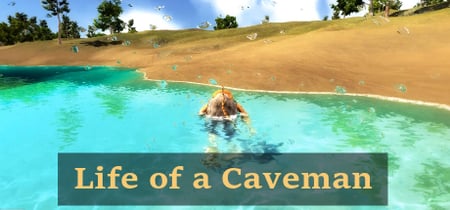 Life of a caveman banner