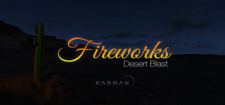 Fireworks Desert Blast banner