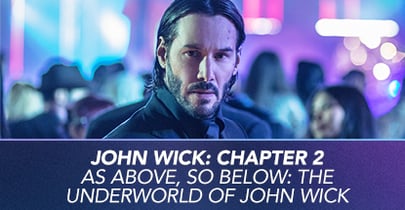 John Wick Chapter 2: As Above, So Below: The Underworld of John Wick banner