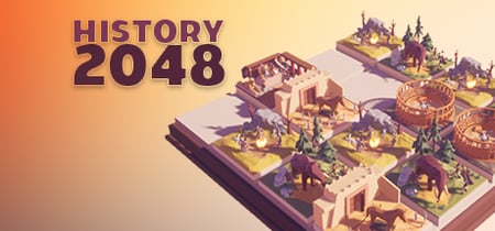 History2048 - 3D puzzle number game banner