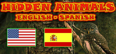 Hidden Animals: English - Spanish banner