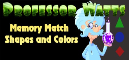 Professor Watts Memory Match: Shapes And Colors banner