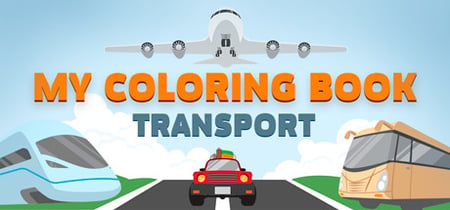 My Coloring Book: Transport banner