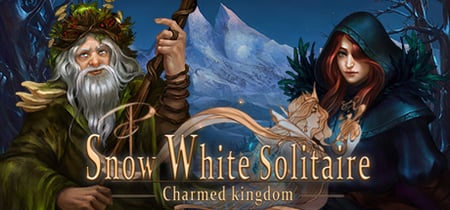 Snow White Solitaire. Charmed Kingdom banner