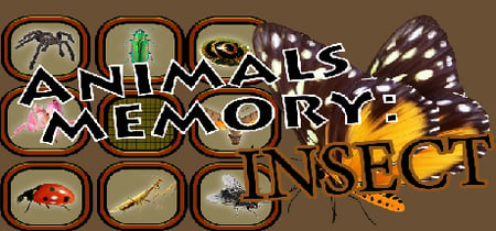 Animals Memory: Insect banner