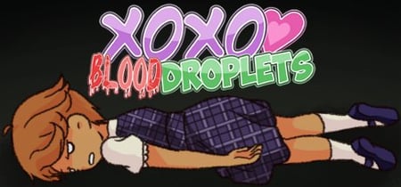 XOXO Blood Droplets banner