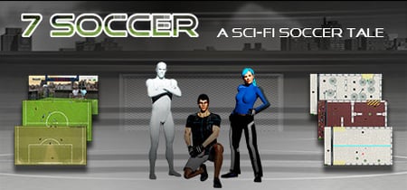 7 Soccer: a sci-fi soccer tale banner