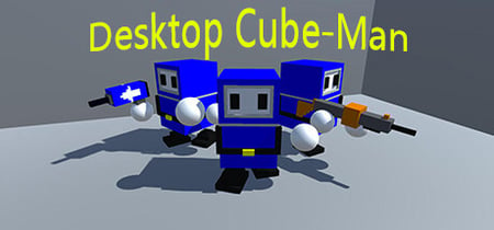 Desktop Cube-Man banner