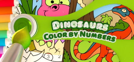 Color by Numbers - Dinosaurs banner