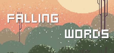 Falling words banner