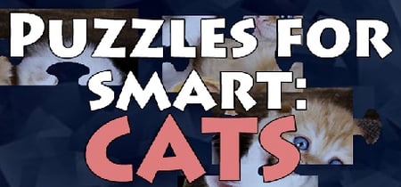 Puzzles for smart: Cats banner