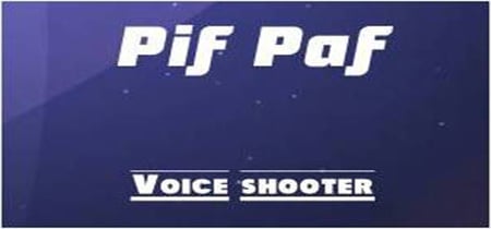 Voice Shooter "Pif Paf" banner