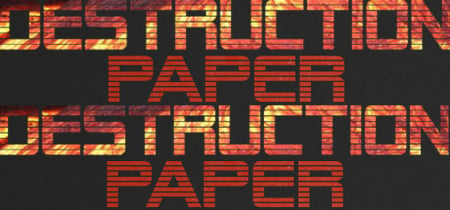 Destruction  Paper banner