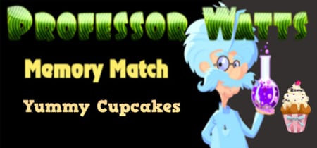 Professor Watts Memory Match: Yummy Cupcakes banner