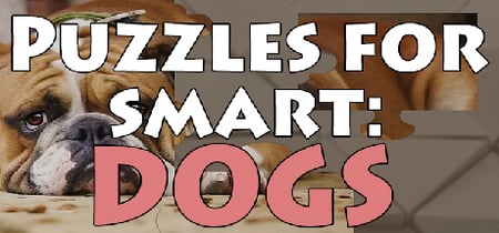 Puzzles for smart: Dogs banner