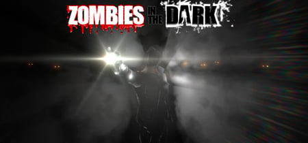 Zombies in the dark banner