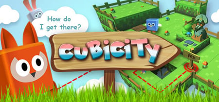 Cubicity: Slide puzzle banner