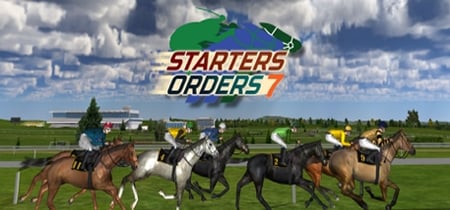 Starters Orders 7 Horse Racing banner