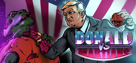 Donald VS Martians banner
