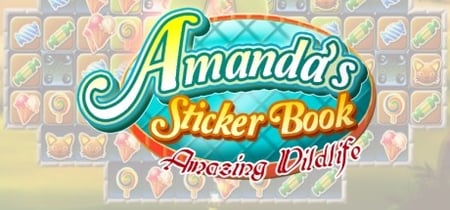 Amanda's Sticker Book 2 - Amazing Wildlife banner