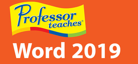 Professor Teaches Word 2019 banner